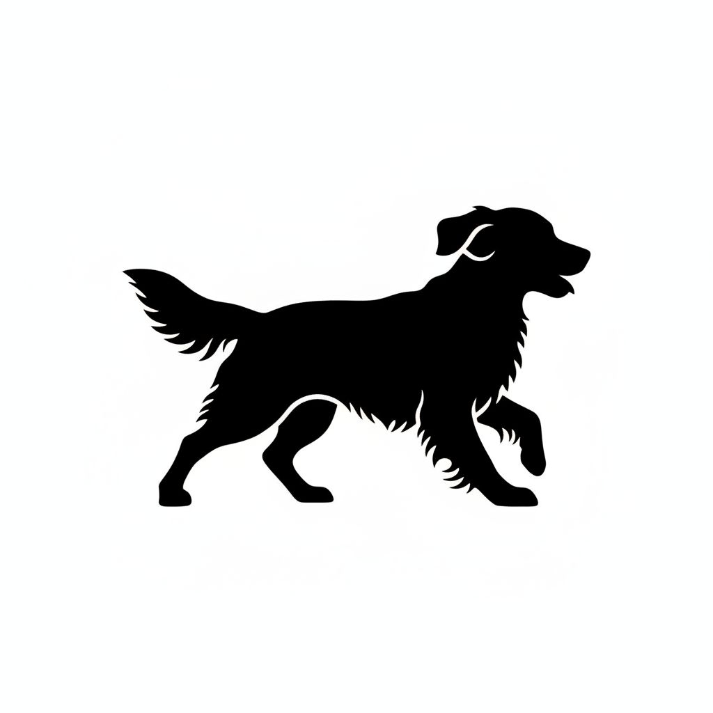 Laser cutting SVG example - solid silhouette style for laser engraving